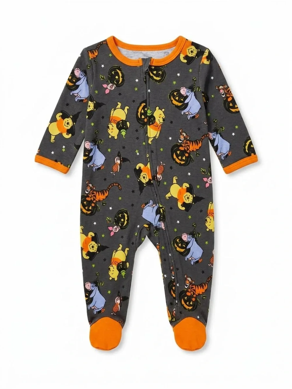 Disney Baby Winnie the Pooh Halloween Footed Sleeper 0-3M
